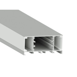 Aluminum profile for LED strip AL-39 2 meters anodized suspended/surface mounted LEDUA