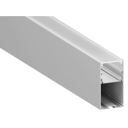 Aluminum profile for LED strip AL-44 2 meters anodized suspended/surface mounted LEDUA