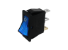 Narrow blue switch with backlight KCD3-102N 16A 250VAC LSW01 Lemanso