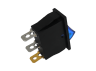 Narrow blue switch with backlight KCD3-102N 16A 250VAC LSW01 Lemanso