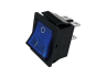 Large blue switch with backlight KCD4-201N 15A 250VAC LSW02 Lemanso