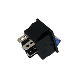 Large blue switch with backlight KCD4-201N 15A 250VAC LSW02 Lemanso