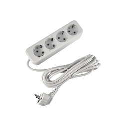 Extension cable 4-socket 5m with grounding LMK047 Lemanso