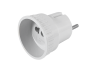 White "euro" adapter 6A,250V "copper" LMA015 Lemanso
