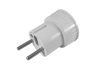 White "euro" adapter 6A,250V "copper" LMA015 Lemanso