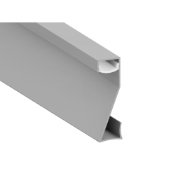 Aluminum profile for LED strip skirting board AL-68 2 meters anodized surface mounted LEDUA