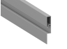 Aluminum profile for LED strip skirting board AL-69 2 meters anodized surface mounted LEDUA