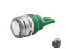 LED car lamp T10-2835-3smd with lens green 12V LEDUA