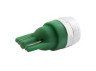 LED car lamp T10-2835-3smd with lens green 12V LEDUA