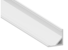Aluminum profile for LED strip AL-75 2 meters white corner LEDUA