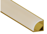 Aluminum profile for LED strip AL-75 2 meters gold corner LEDUA