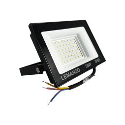 LED floodlight 50W 6500K IP65 2800LM 175-265V "Neptune" black LMP72-50 Lemanso