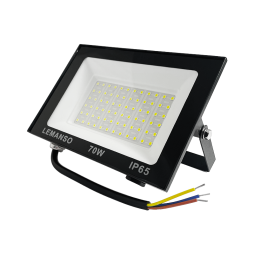 LED floodlight 70W 6500K IP65 4200LM 230V "Neptune" black LMP103-70 Lemanso