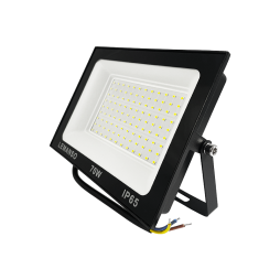 LED floodlight 70W 6500K IP65 5600LM 230V "Poseidon" black LMP104-70 Lemanso