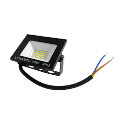 LED spotlight 20W 6500K IP65 1200LM 230V "Neptune" black LMP103-20 Lemanso