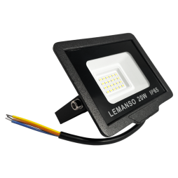 LED spotlight 20W 6500K IP65 1600LM 170-265V "Poseidon" black LMP73-21 Lemanso