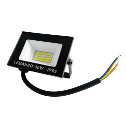 LED spotlight 30W 6500K IP65 1800LM 230V "Neptune" black LMP103-30 Lemanso