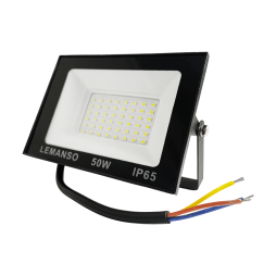 LED spotlight 50W 6500K IP65 3000LM 230V "Neptune" black LMP103-50 Lemanso