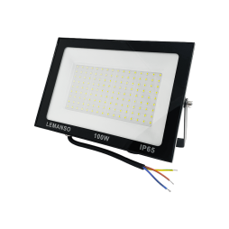 LED spotlight 100W 6500K IP65 8000LM 230V "Poseidon" black LMP104-100 Lemanso