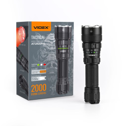 VIDEX VLF-AT255RG tactical LED flashlight 2000Lm 5000K