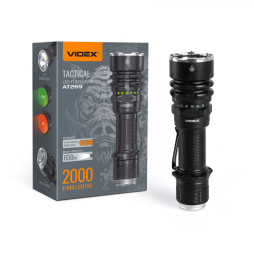 VIDEX VLF-AT265 tactical LED flashlight 2000Lm 6500K
