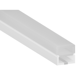 Silicone profile for LED strip 16x16 1 meter overhead SP-27 IP67 with thread (100m in a reel) LEDUA