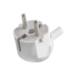 Europlug Bila Tserkva corner B16-301 brass with grounding 16A white