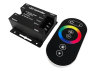 Controller black RGB 12-24V 6A per channel, touch radio 6 buttons LEDUA