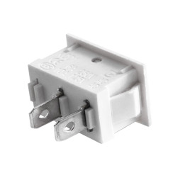 Switch KCD1-101-1 2pin rectangular white LEDUA