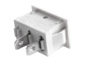 Switch KCD1-101-1 2pin rectangular white LEDUA