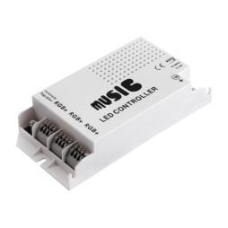 RGB audio controller 9A 12-24V 24 IR buttons LEDUA