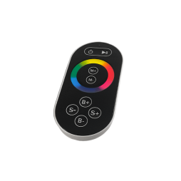 Black RGB controller 18A 12-24V radio touch 8 buttons
