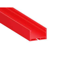 Aluminum profile for LED strip AL-23 2 meters red surface-mounted hanging LEDUA