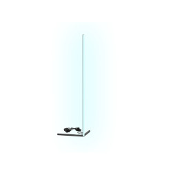 LED corner lamp floor lamp 220V 12W 1512Lm cold color 1400mm black body LEDUA