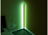 LED corner floor lamp 220V 12W 1512Lm green color 1400mm black body LEDUA