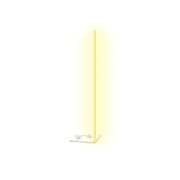 LED corner floor lamp 220V 12W 1512Lm neutral color 1400mm white body LEDUA