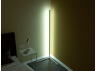 LED corner floor lamp 220V 12W 1512Lm neutral color 1400mm white body LEDUA