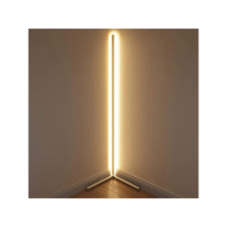 LED corner floor lamp 220V 12W 1512Lm warm color 1400mm white body LEDUA