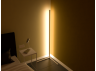 LED corner floor lamp 220V 12W 1512Lm warm color 1400mm white body LEDUA
