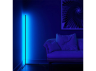 LED corner floor lamp 220V 12W 1512Lm blue color 1400mm white body LEDUA