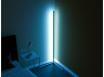 LED corner floor lamp 220V 12W 1512Lm blue color 1400mm white body LEDUA