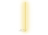 LED corner floor lamp 220V 12W 1512Lm yellow color 1400mm white body LEDUA
