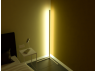 LED corner floor lamp 220V 12W 1512Lm yellow color 1400mm white body LEDUA