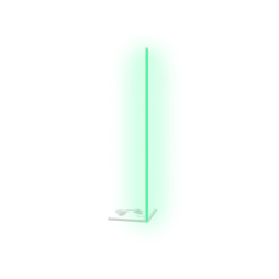 LED corner floor lamp 220V 12W 1512Lm green color 1400mm white body LEDUA