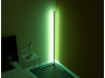 LED corner floor lamp 220V 12W 1512Lm green color 1400mm white body LEDUA