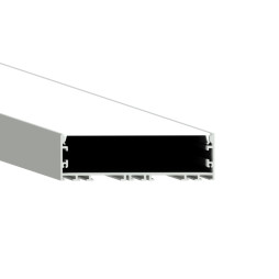 Aluminum profile for LED strip AL-35 2 meters anodized suspended, surface mounted LEDUA