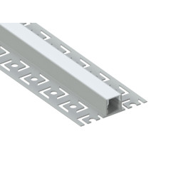 Aluminum profile for LED strip for plasterboard AL-36 2 meters anodized under plaster LEDUA