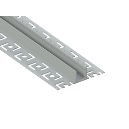 Aluminum profile for LED strip for plasterboard AL-36 2 meters anodized under plaster LEDUA