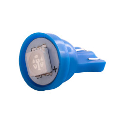 LED car lamp T10-5050-1smd blue 24V LEDUA