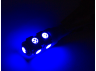 LED car lamp T10-5050-9smd blue 24V LEDUA
